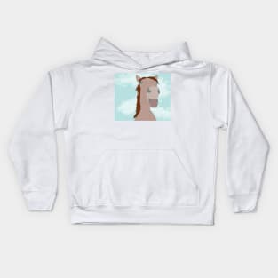 silly horse Kids Hoodie